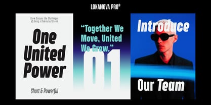 Lokanova Pro Font Poster 11