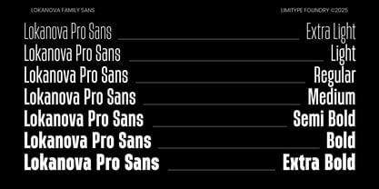 Lokanova Pro Font Poster 3