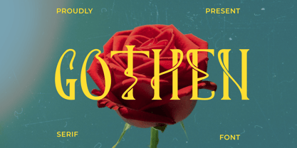Gothen Font Poster 1