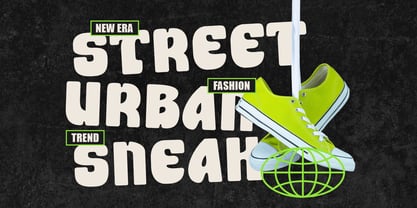 Heavy Bloky Font Poster 2