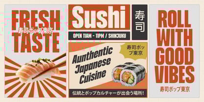 Nanika Font Poster 3