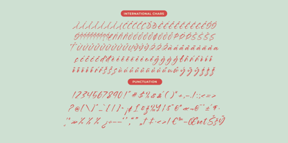 Hevling Justien Font Poster 14