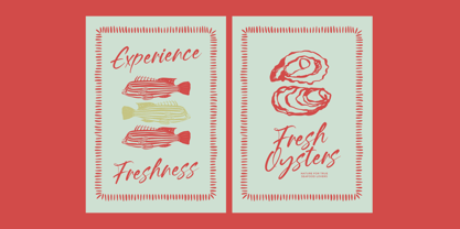 Hevling Justien Font Poster 12