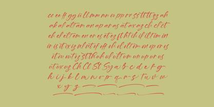 Hevling Justien Font Poster 13