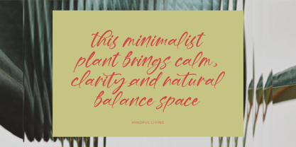 Hevling Justien Font Poster 7