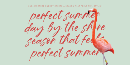 Hevling Justien Font Poster 3