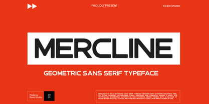 Mercline Font Poster 1