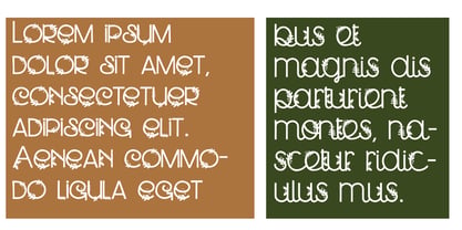 ZP Fluorine Green Font Poster 4