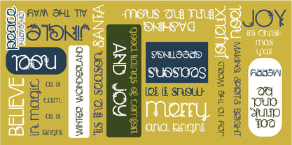 ZP Fluorine Green Font Poster 2