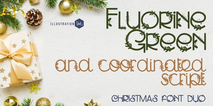 ZP Fluorine Green Font Poster 1