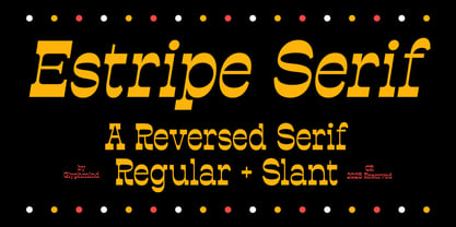 Estripe Font Poster 5