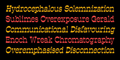 Estripe Font Poster 3