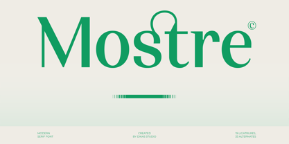 Mostre Font Poster 1