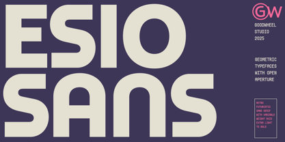 GW Esio Sans Font Poster 1