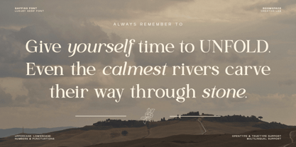 Qaffiso Font Poster 2