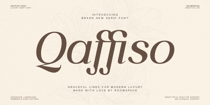 Qaffiso Font Poster 1