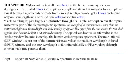 Spectrum Now Variable Font Poster 4