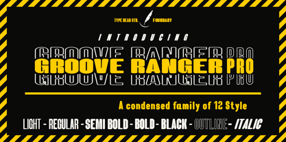 Groove Ranger Pro Font Poster 1