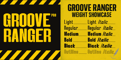 Groove Ranger Pro Font Poster 2