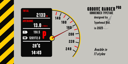 Groove Ranger Pro Font Poster 9