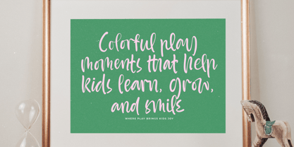 Sunyplay Peachy Font Poster 2