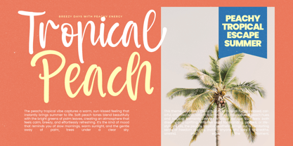 Sunyplay Peachy Font Poster 7