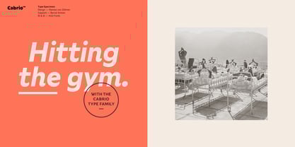 Cabrio Font Poster 3