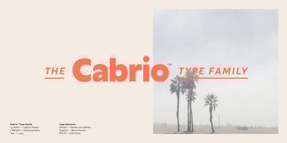 Cabrio Font Poster 1