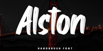 Alston Font Poster 1