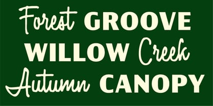 Fairforest Font Poster 5