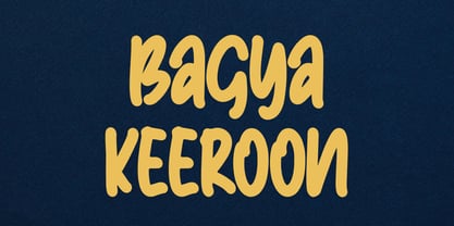 Bagya Font Poster 5