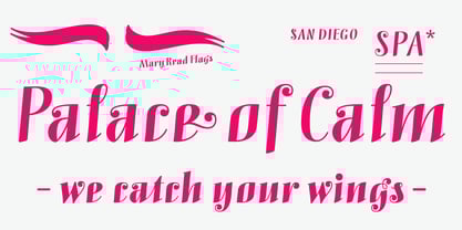 Mary Read Font Poster 7