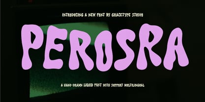 Perosra Font Poster 1