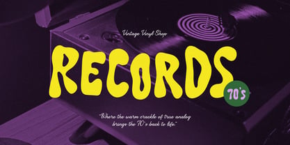 Perosra Font Poster 2