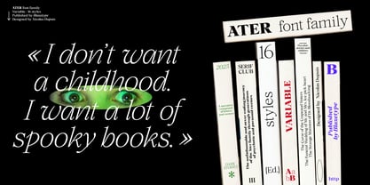 Ater Font Poster 4