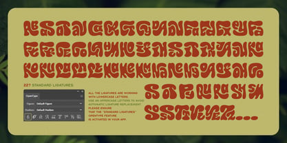Callidryas Font Poster 8