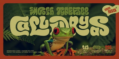 Callidryas Font Poster 1