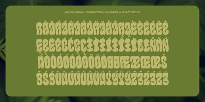 Callidryas Font Poster 7