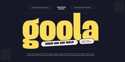 Goola Modern Font Poster 1