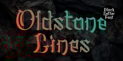 Oldstone Lines Font Poster 1