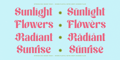 Maker Today Font Poster 6