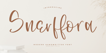 Snerffora Font Poster 1