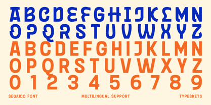 Segaido Font Poster 7