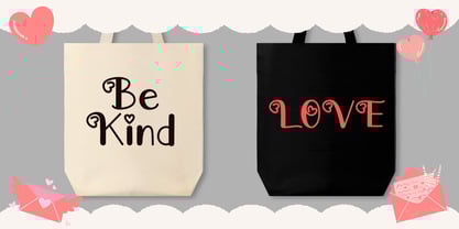 Valentine Loveletter Font Poster 4