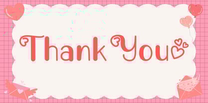 Valentine Loveletter Font Poster 10