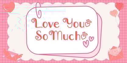 Valentine Loveletter Font Poster 5