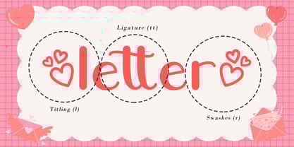 Valentine Loveletter Font Poster 7