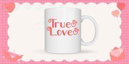 Valentine Loveletter Font Poster 3