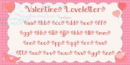 Valentine Loveletter Font Poster 9