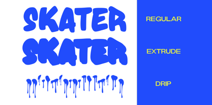 Big Drop Font Poster 7